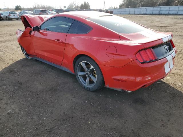 1FA6P8AM8H5319172 - 2017 FORD MUSTANG RED photo 2