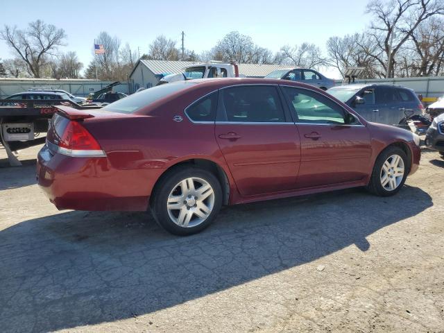 2G1WC57M691264177 - 2009 CHEVROLET IMPALA 2LT RED photo 3