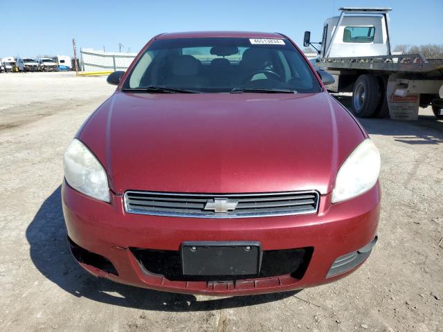 2G1WC57M691264177 - 2009 CHEVROLET IMPALA 2LT RED photo 5