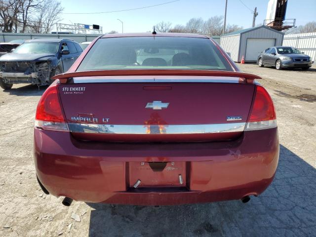 2G1WC57M691264177 - 2009 CHEVROLET IMPALA 2LT RED photo 6