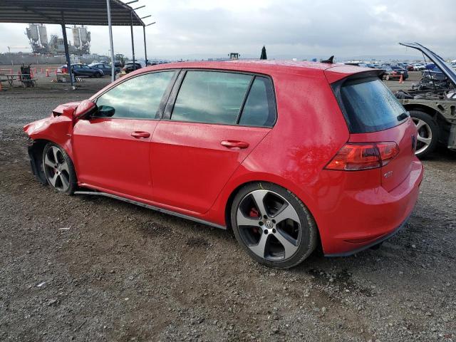 3VW447AU2FM104055 - 2015 VOLKSWAGEN GTI RED photo 2