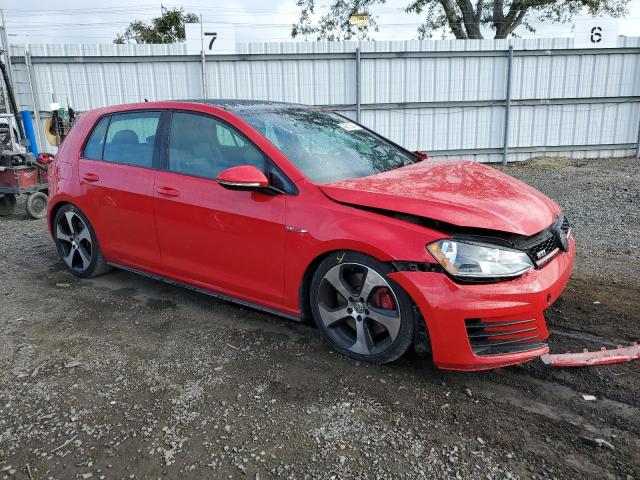 3VW447AU2FM104055 - 2015 VOLKSWAGEN GTI RED photo 4