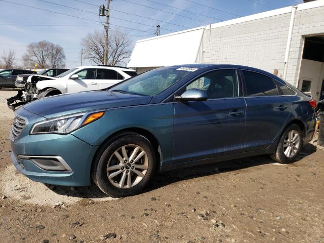 5NPE24AF8GH266194 - 2016 HYUNDAI SONATA SE BLUE photo 1