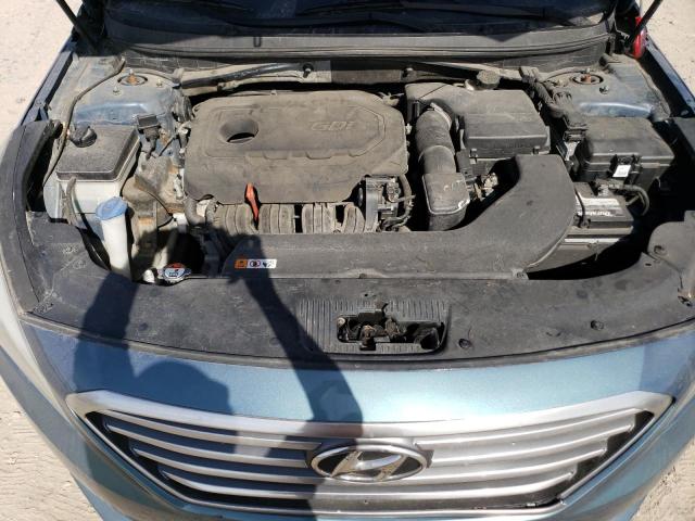 5NPE24AF8GH266194 - 2016 HYUNDAI SONATA SE BLUE photo 11