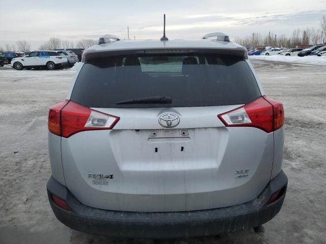 2T3RFREV7EW176450 - 2014 TOYOTA RAV4 XLE SILVER photo 6