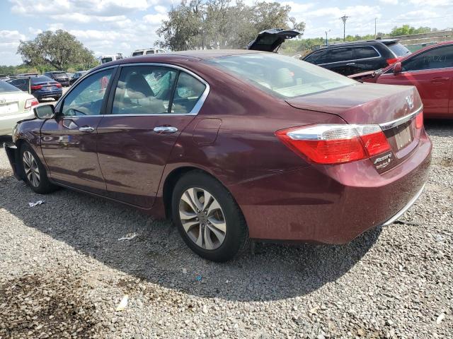 1HGCR2F31EA285228 - 2014 HONDA ACCORD LX BURGUNDY photo 2