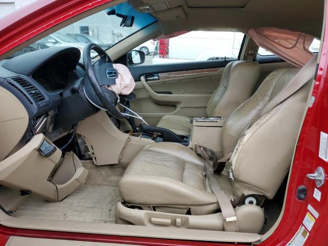 1HGCM82615A001792 - 2005 HONDA ACCORD EX BURGUNDY photo 7