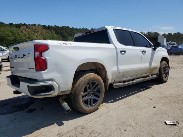 1GCPYBEK3NZ168070 - 2022 CHEVROLET SILVERADO K1500 CUSTOM WHITE photo 3