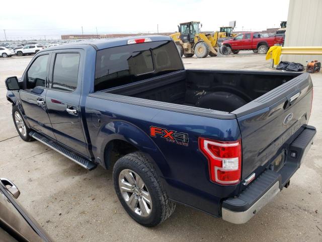 1FTEW1E59JKC69800 - 2018 FORD F150 SUPERCREW BLUE photo 2