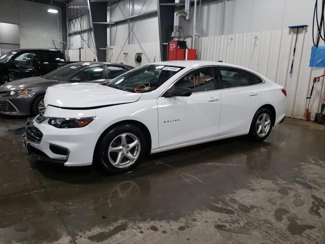 1G1ZB5ST7GF289996 - 2016 CHEVROLET MALIBU LS WHITE photo 1