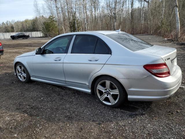 WDDGF81X48F086774 - 2008 MERCEDES-BENZ C 300 4MATIC SILVER photo 2