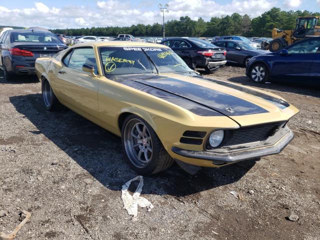 0F02G159798 - 1970 FORD MUSTANG BO YELLOW photo 1