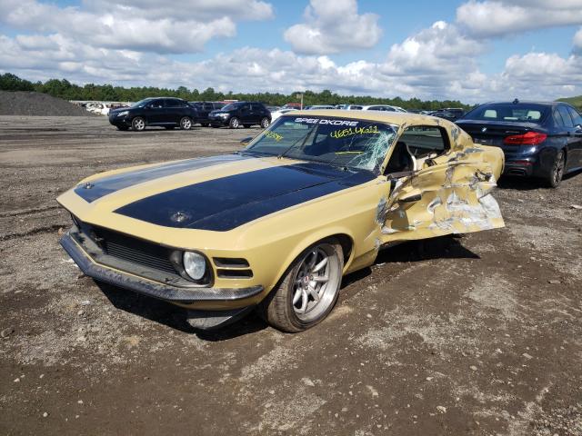 0F02G159798 - 1970 FORD MUSTANG BO YELLOW photo 2