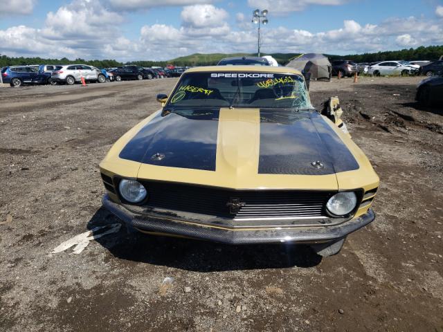 0F02G159798 - 1970 FORD MUSTANG BO YELLOW photo 9