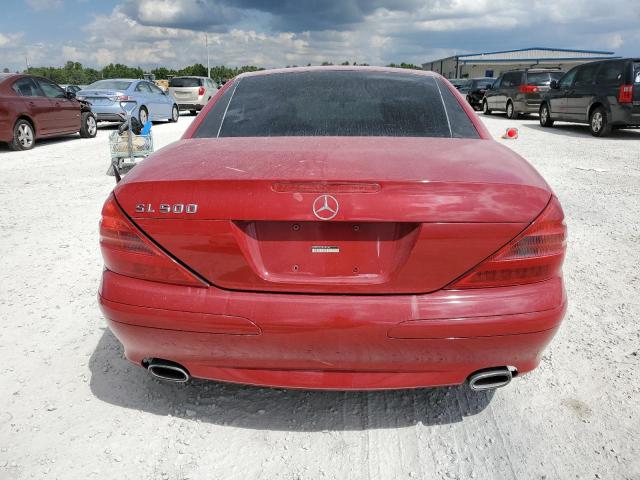 WDBSK75F75F090789 - 2005 MERCEDES-BENZ SL 500 RED photo 10