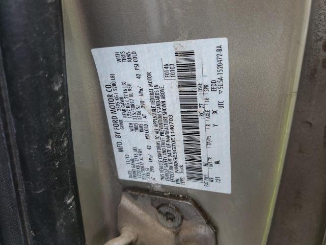 NM0GE9G70E1140703 - 2014 FORD TRANSIT CO TITANIUM GOLD photo 13