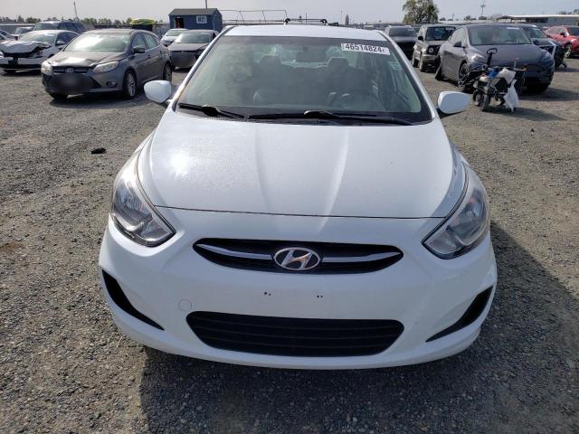 KMHCT4AE3FU803310 - 2015 HYUNDAI ACCENT GLS WHITE photo 5