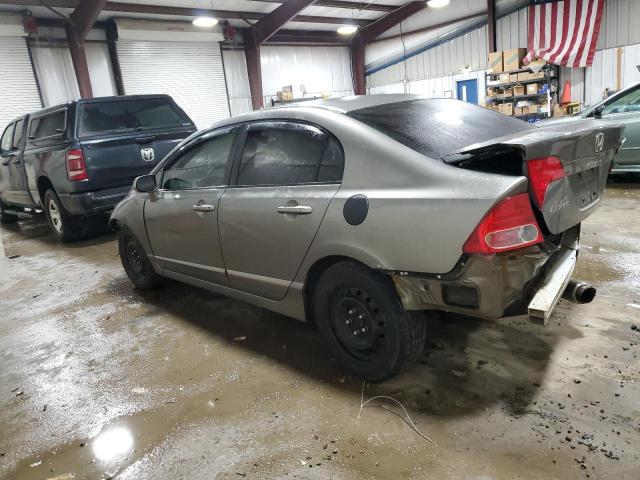 1HGFA15578L002342 - 2008 HONDA CIVIC LX GRAY photo 2