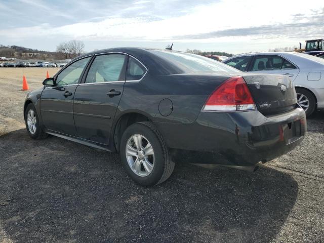 2G1WF5E30D1150072 - 2013 CHEVROLET IMPALA LS BLACK photo 2