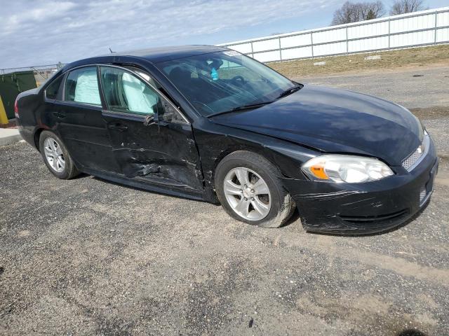 2G1WF5E30D1150072 - 2013 CHEVROLET IMPALA LS BLACK photo 4