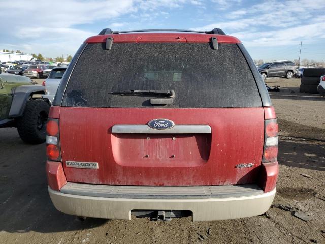 1FMEU7EE4AUA50526 - 2010 FORD EXPLORER EDDIE BAUER MAROON photo 6