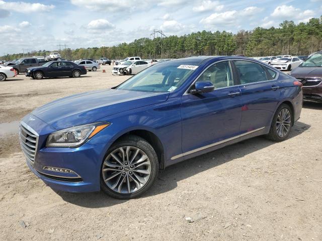 KMHGN4JE1GU128103 - 2016 HYUNDAI GENESIS 3.8L BLUE photo 1