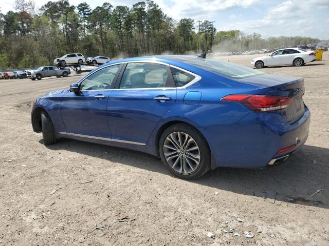 KMHGN4JE1GU128103 - 2016 HYUNDAI GENESIS 3.8L BLUE photo 2