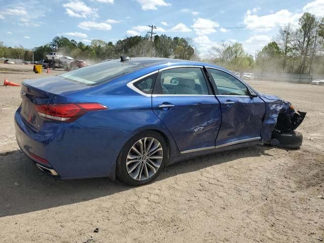 KMHGN4JE1GU128103 - 2016 HYUNDAI GENESIS 3.8L BLUE photo 3