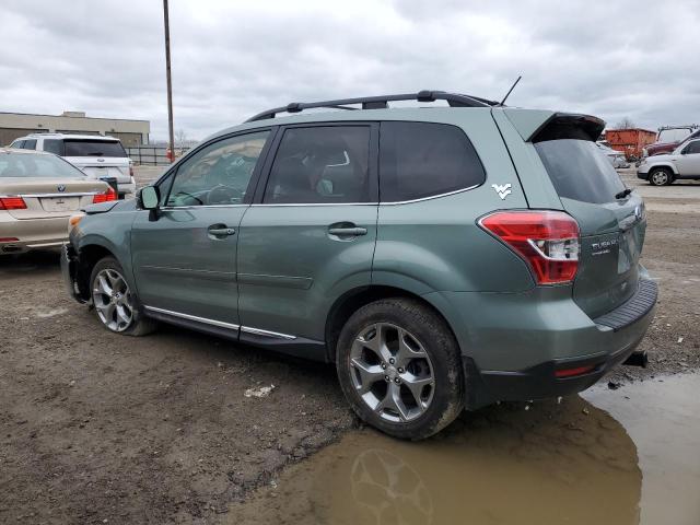 JF2SJAUCXFH520413 - 2015 SUBARU FORESTER 2.5I TOURING GREEN photo 2