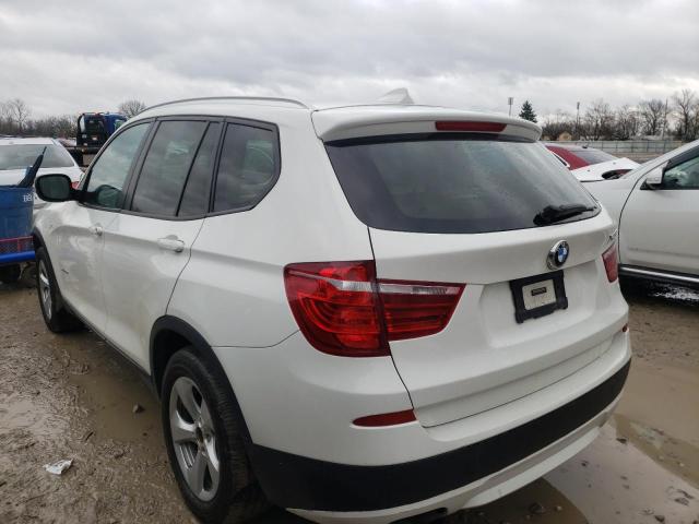 5UXWX5C59BL714574 - 2011 BMW X3 XDRIVE28I WHITE photo 2