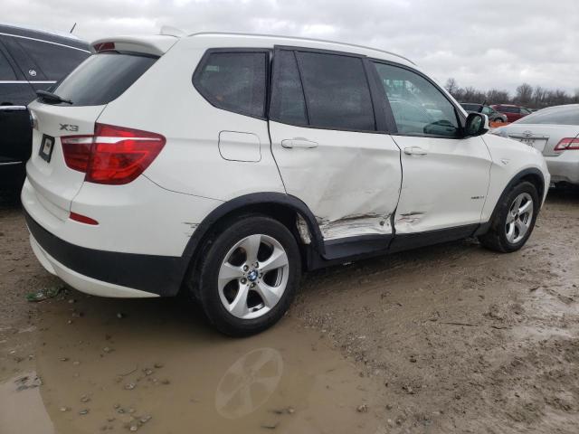 5UXWX5C59BL714574 - 2011 BMW X3 XDRIVE28I WHITE photo 3