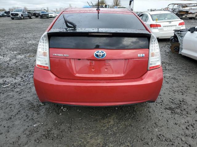 JTDKN3DU3B0296126 - 2011 TOYOTA PRIUS RED photo 6