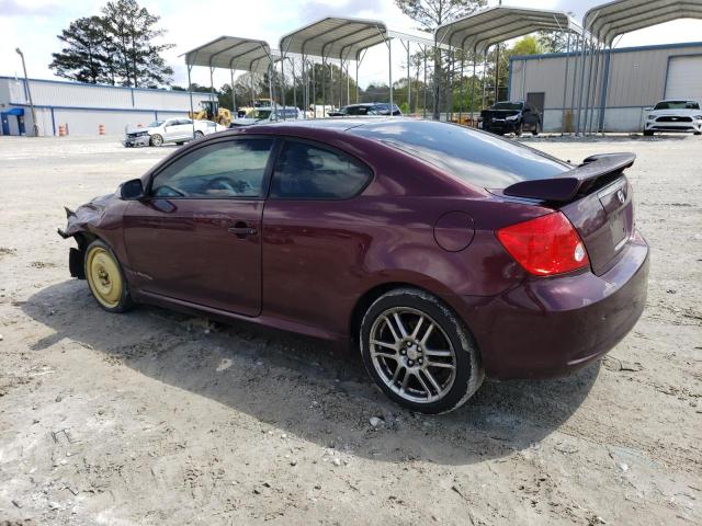 JTKDE177360119416 - 2006 TOYOTA SCION TC MAROON photo 2