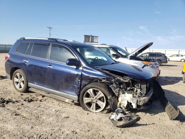 5TDDK3EH0CS136741 - 2012 TOYOTA HIGHLANDER LIMITED BLUE photo 4