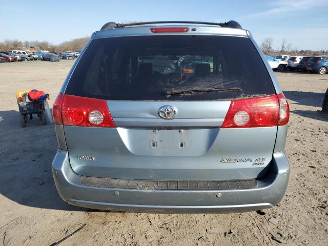 5TDBK22C48S016751 - 2008 TOYOTA SIENNA XLE BLUE photo 6