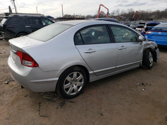 2HGFA16579H529634 - 2009 HONDA CIVIC LX SILVER photo 3