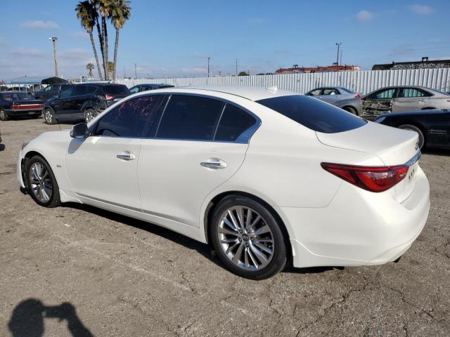 JN1EV7APXJM361051 - 2018 INFINITI Q50 LUXE WHITE photo 2