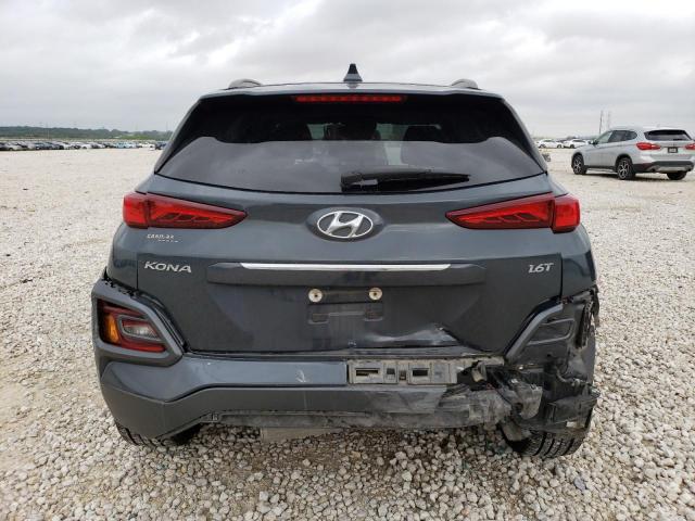 KM8K33A57KU223980 - 2019 HYUNDAI KONA LIMITED GRAY photo 6