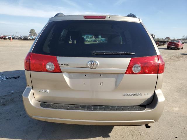 5TDZA23C96S488909 - 2006 TOYOTA SIENNA CE GOLD photo 6