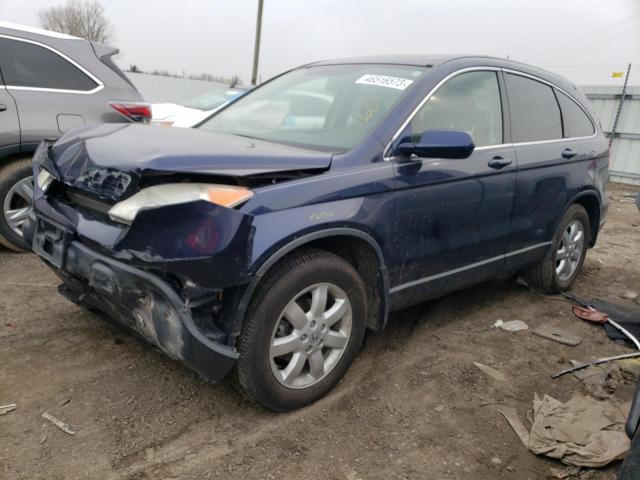 JHLRE487X9C024385 - 2009 HONDA CR-V EXL BLUE photo 1