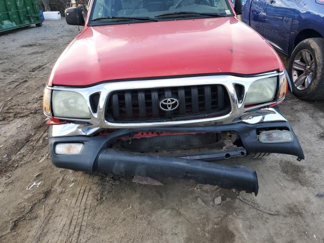 5TEGN92N44Z350136 - 2004 TOYOTA TACOMA DOUBLE CAB PRERUNNER RED photo 11