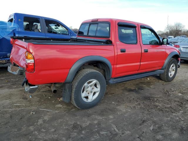 5TEGN92N44Z350136 - 2004 TOYOTA TACOMA DOUBLE CAB PRERUNNER RED photo 3