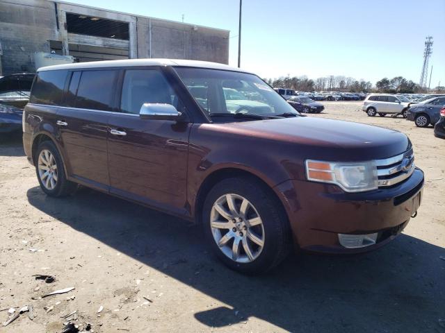 2FMDK53C49BA07118 - 2009 FORD FLEX LIMITED BURGUNDY photo 4