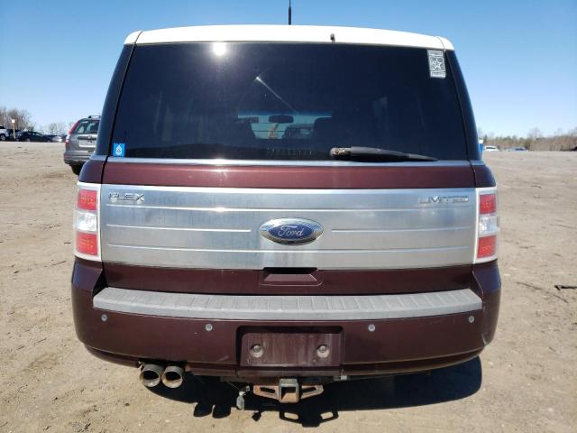 2FMDK53C49BA07118 - 2009 FORD FLEX LIMITED BURGUNDY photo 6