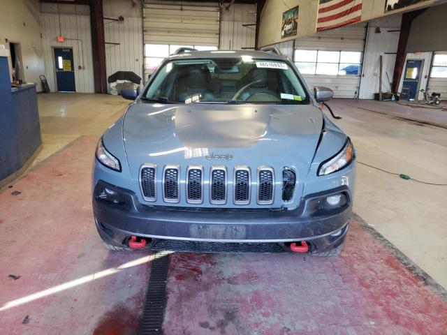 1C4PJMBS4FW667516 - 2015 JEEP CHEROKEE TRAILHAWK GRAY photo 5