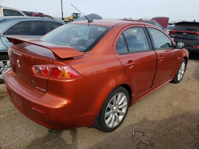 JA3AU86W49U017486 - 2009 MITSUBISHI LANCER GTS ORANGE photo 3