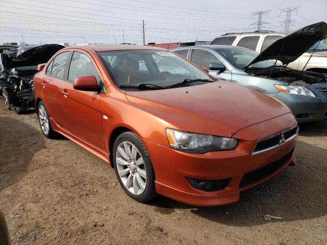 JA3AU86W49U017486 - 2009 MITSUBISHI LANCER GTS ORANGE photo 4