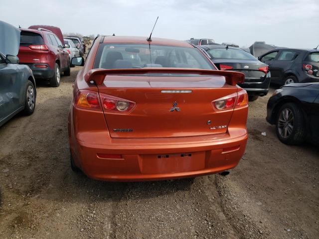 JA3AU86W49U017486 - 2009 MITSUBISHI LANCER GTS ORANGE photo 6