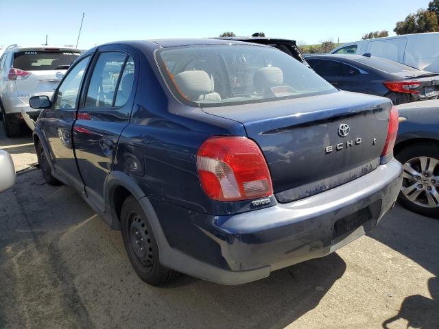 JTDBT123610147602 - 2001 TOYOTA ECHO BLUE photo 2