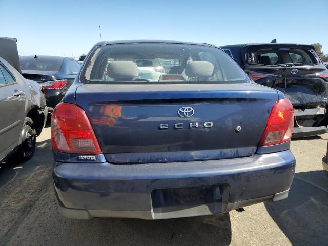 JTDBT123610147602 - 2001 TOYOTA ECHO BLUE photo 6